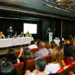 cerimônia de lançamento do projeto Rede de Proteção e Apoio à Amamentação nas Creches