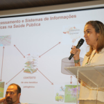 A pesquisadora do Icict, Renata Gracie, participa do 1º Encontro Internacional de Saúde Digital